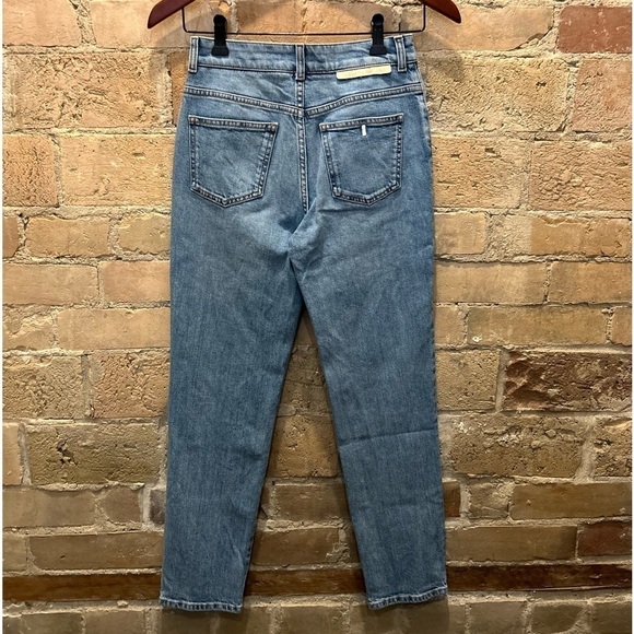 Stella McCartney blue jeans with. Embroidered zip Fly in  Sz 25 - Picture 9 of 9